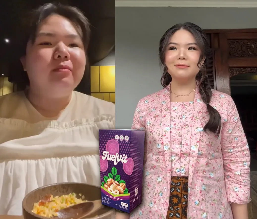 Foto sebelum dan sesudah — hasil dengan Fuelvit