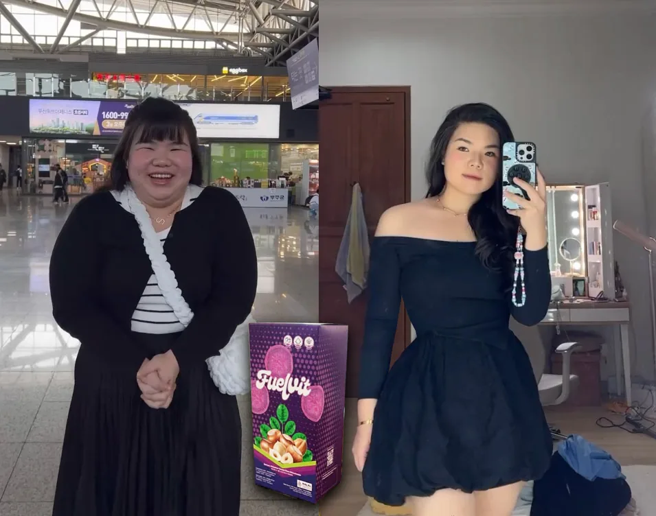 Foto sebelum dan sesudah — hasil dengan Fuelvit